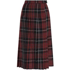 Burberry, Dames, Rokken, Rood, Maat: 3XS Wol,