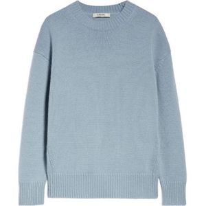 Max Mara Studio, Dames, Truien, Blauw, Maat: S Wol,