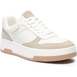 Twinset Hoge zool sneakers , White , Dames , Maat: 38 EU