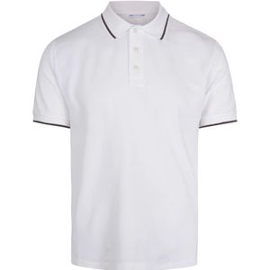 Jacob Cohën, Heren, Tops, Wit, Maat: M Piqué,