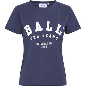 Ball, Dames, Tops, Blauw, Maat: S Katoen,