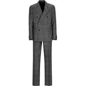 Lardini, Heren, Pakken, Grijs, Maat: M