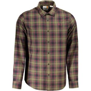 Timberland, Heren, Overhemden, Groen, Maat: 2XL