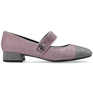 Tory Burch, Dames, Schoenen, Roze, Maat: 38 1/2 EU Leer,