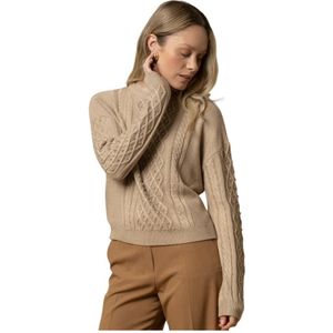 Kocca, Dames, Truien, Bruin, Maat: L Wol,