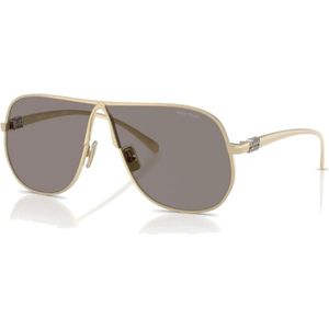 Miu Miu, Dames, Accessoires, Geel, Maat: 66 MM Polyamide,