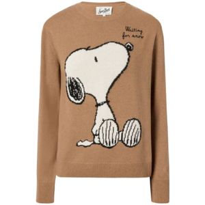 MC2 Saint Barth - New Queen - Dames Trui - Bruin - Wol