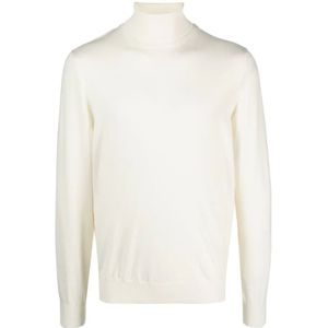 Barba, Heren, Truien, Wit, Maat: M Wol,