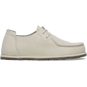 Birkenstock, Heren, Schoenen, Grijs, Maat: 44 EU Leer,