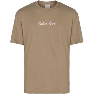 Calvin Klein, Heren, Tops, Beige, Maat: L Katoen,