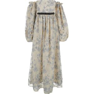 Agua by Agua Bendita, Dames, Jurken, Veelkleurig, Maat: M Linnen,