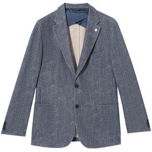 Brooks Brothers, Heren, Jassen, Blauw, Maat: 2XL Katoen,