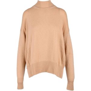 Jil Sander, Dames, Truien, Bruin, Maat: S Kasjmier,