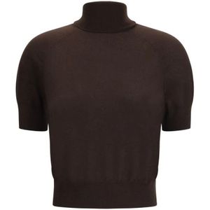 Petar Petrov, Dames, Truien, Bruin, Maat: S Wol,