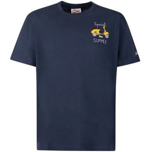 MC2 Saint Barth, Heren, Tops, Blauw, Maat: M