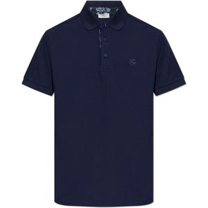 Etro, Heren, Tops, Blauw, Maat: S Katoen,