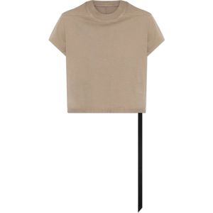 Rick Owens, Dames, Tops, Beige, Maat: S Katoen,