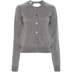 Moschino, Dames, Truien, Grijs, Maat: XS