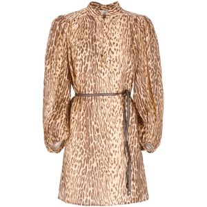 Zimmermann, Dames, Jurken, Veelkleurig, Maat: M Linnen,