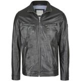 Bugatti - Moderne Heren Leren Jas - Zwart - Allrounder