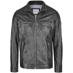Bugatti - Moderne Heren Leren Jas - Zwart - Allrounder