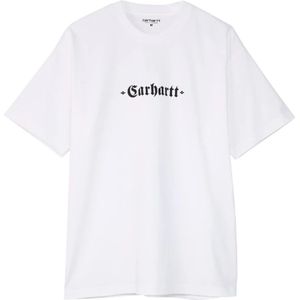 Carhartt Wip, Heren, Tops, Wit, Maat: 2XL Katoen,