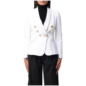 Elisabetta Franchi, Dames, Jassen, Wit, Maat: L