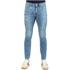 Jeckerson, Heren, Jeans, Blauw, Maat: W28 Denim,