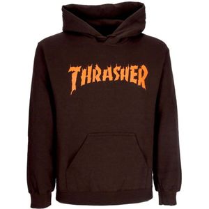 Thrasher, Heren, Sweatshirts & Hoodies, Bruin, Maat: L Katoen,