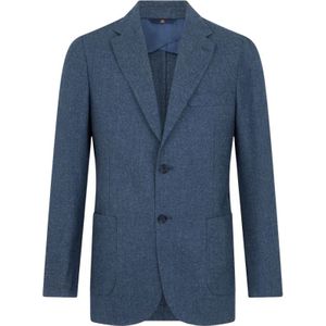 Brooks Brothers, Heren, Jassen, Blauw, Maat: S Wol,