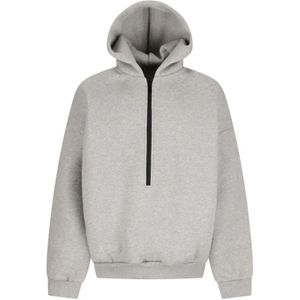 Fear Of God, Heren, Sweatshirts & Hoodies, Grijs, Maat: S Katoen,