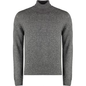 THE (Alphabet), Heren, Truien, Grijs, Maat: L Kasjmier,