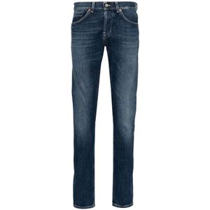 Dondup, Heren, Jeans, Blauw, Maat: W34 Denim,