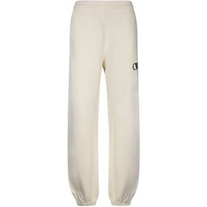 Off White - Logo Cream Joggingbroek - Beige - Katoen