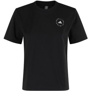 Adidas by Stella McCartney, Dames, Tops, Zwart, Maat: S Poliester,