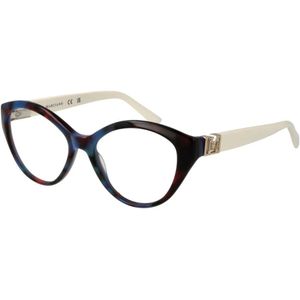 Guess - Round Optical Frame - Accessoires - Blauw - Acetaat - Veerscharnieren