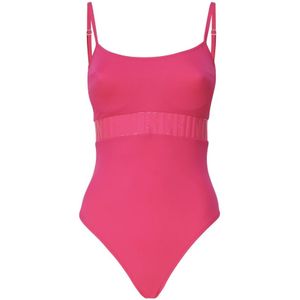 Moschino, Dames, Badkleding, Roze, Maat: M