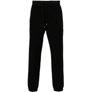 Saint Laurent, Heren, Broeken, Zwart, Maat: L Katoen,