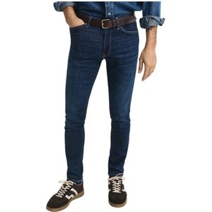 Gant, Heren, Jeans, Blauw, Maat: W31 Katoen,
