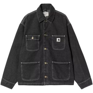 Carhartt Wip, Dames, Jassen, Zwart, Maat: XS Katoen,