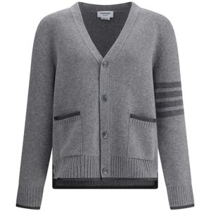 Thom Browne - Cardigan - Grijs - Merinowol