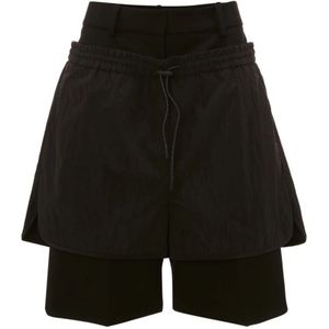 JW Anderson, Dames, Korte broeken, Zwart, Maat: 2XS