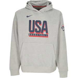 Nike USA Basketball Lichtgewicht Hoodie , Gray , Heren , Maat: XS