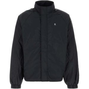 Represent, Heren, Jassen, Zwart, Maat: M Nylon,