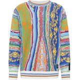 Carlo Colucci - Jacquard Gebreide Trui - Veelkleurig