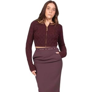 Elisabetta Franchi, Dames, Truien, Rood, Maat: M