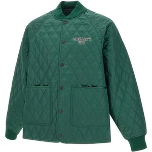 Carhartt Wip, Heren, Jassen, Groen, Maat: XS Satijn,