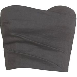 Cortana, Dames, Tops, Grijs, Maat: XS Viscose,