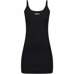 Versace, Dames, Jurken, Zwart, Maat: L