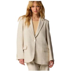 Kocca, Dames, Jassen, Beige, Maat: L Katoen,